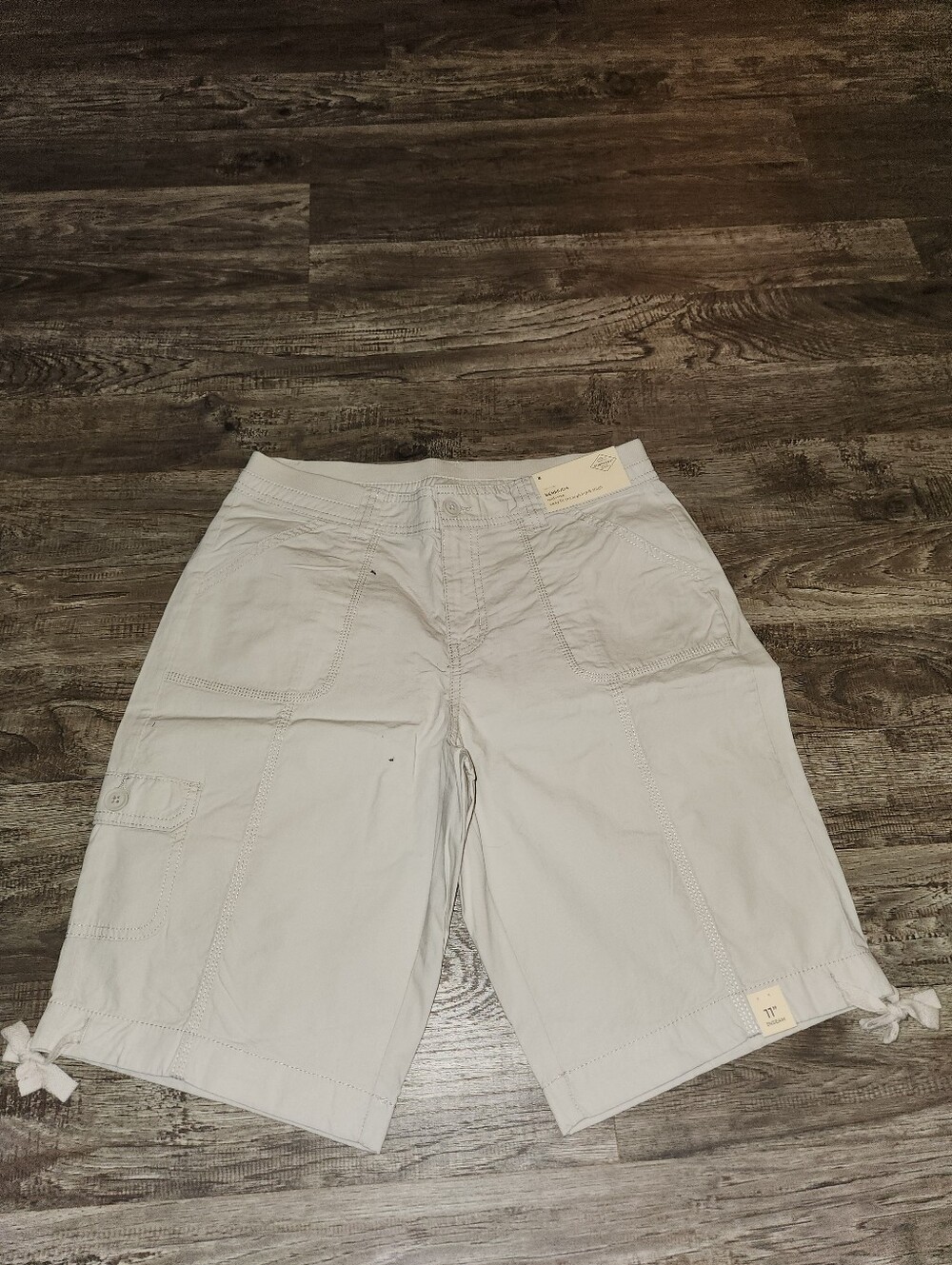 St. John's Bay Women's Mid Rise Bermuda Shorts